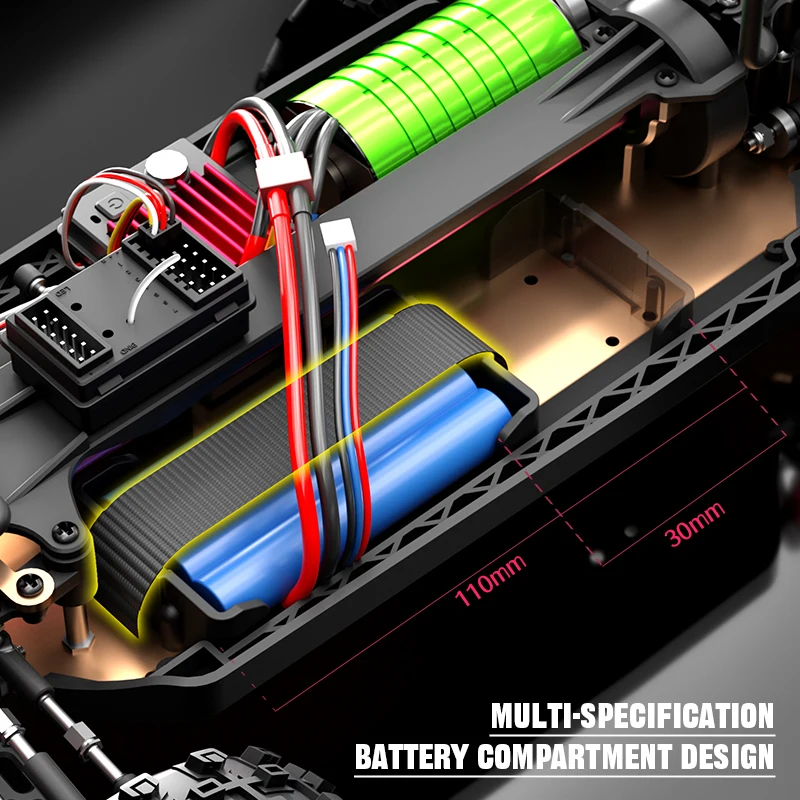 JJRC C8803 C8805 50,60,70KM/H 4WD RC Car With Light Brushless Motor Cars Remote Controlled High Speed Drift Monster Truck Toy 6