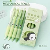 4 Pcs/Set Kawaii Panda Automatic Pencil Cute 0.5mm Black Lead Soft Touch Writing Mechanical Pencils Student School Stationery 1