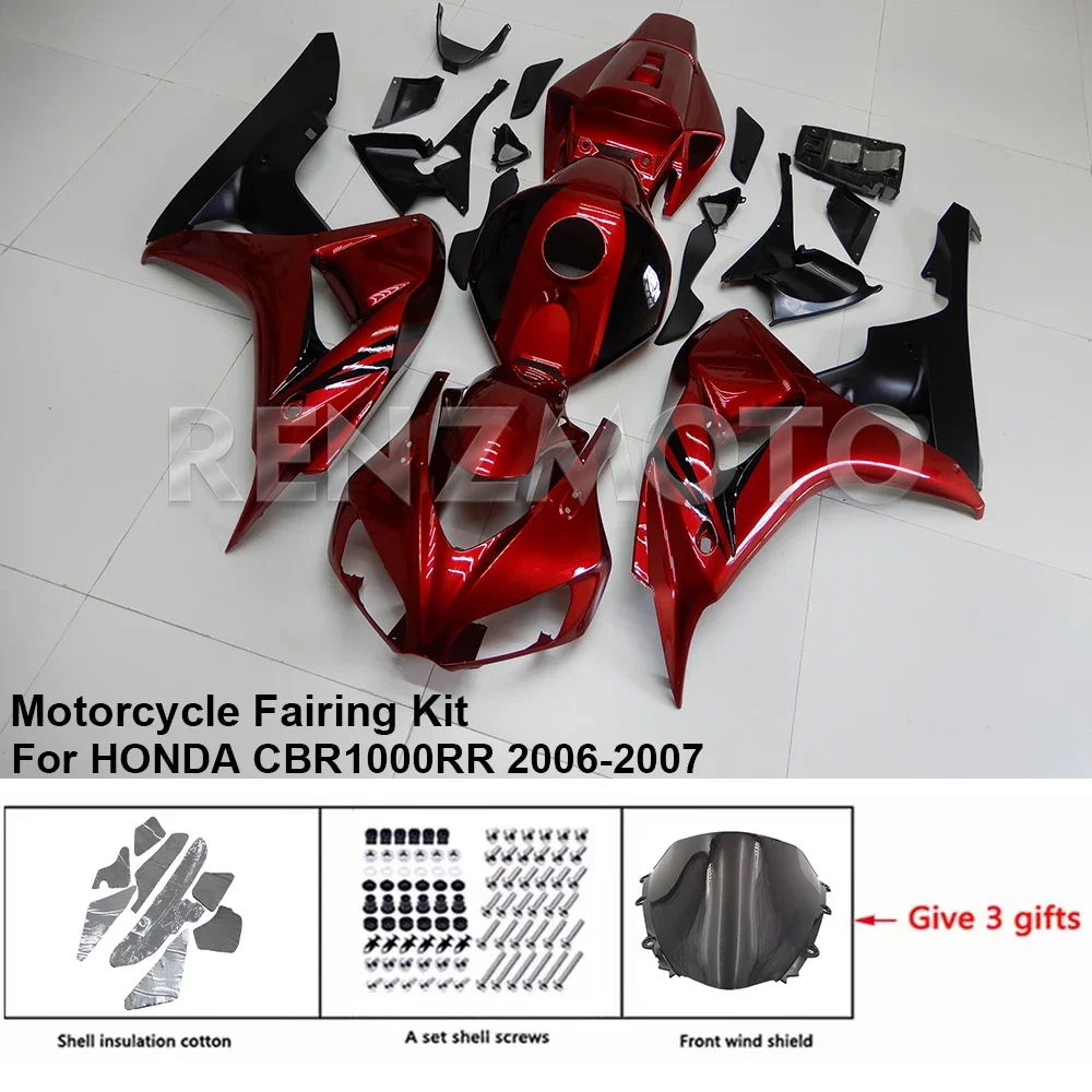 

Обтекатель R/Z CH7R12 для HONDA CBR1000RR 2006-2007, комплект кузова мотоцикла, декоративная пластиковая защитная пластина, аксессуары, оболочка