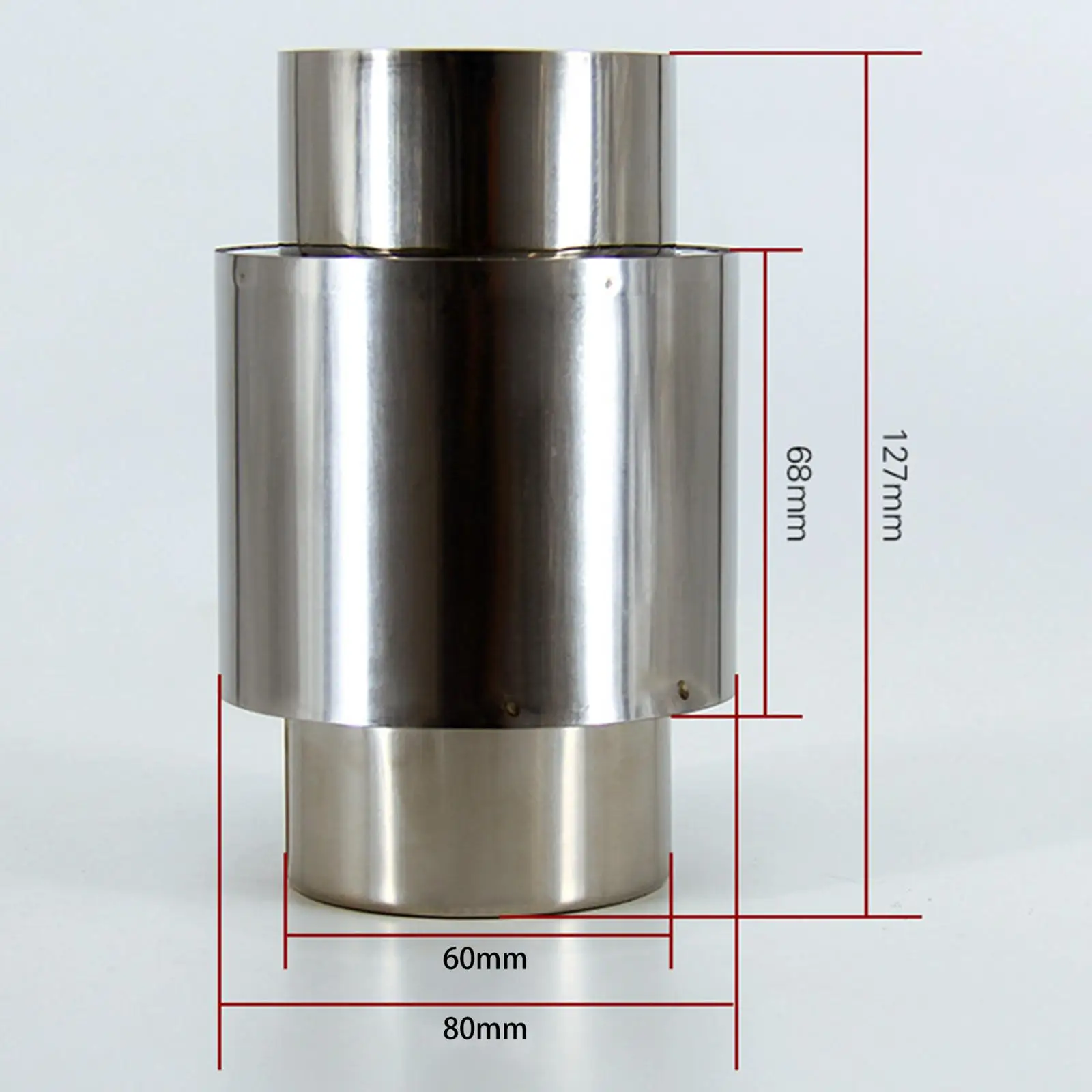 Stove Pipe Chimney Stainless Steel Tent Pipe Fittings Connector for Outdoor Furnace  Wood Log Burning Stove Fire Place Hiking - AliExpress