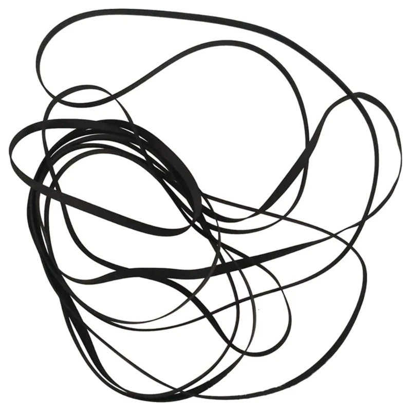 11Pcs Turntable Belt Different Specifications Machine Recorder Rubber Belt for Repair Replacement Maintenance 154-471mm transmission belt turntable rubber belt rubber drive belt