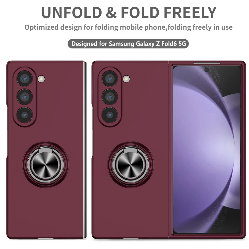 Ultra Thin Foldable Matte PC Case - Anti-Fingerprint Shockproof Cover