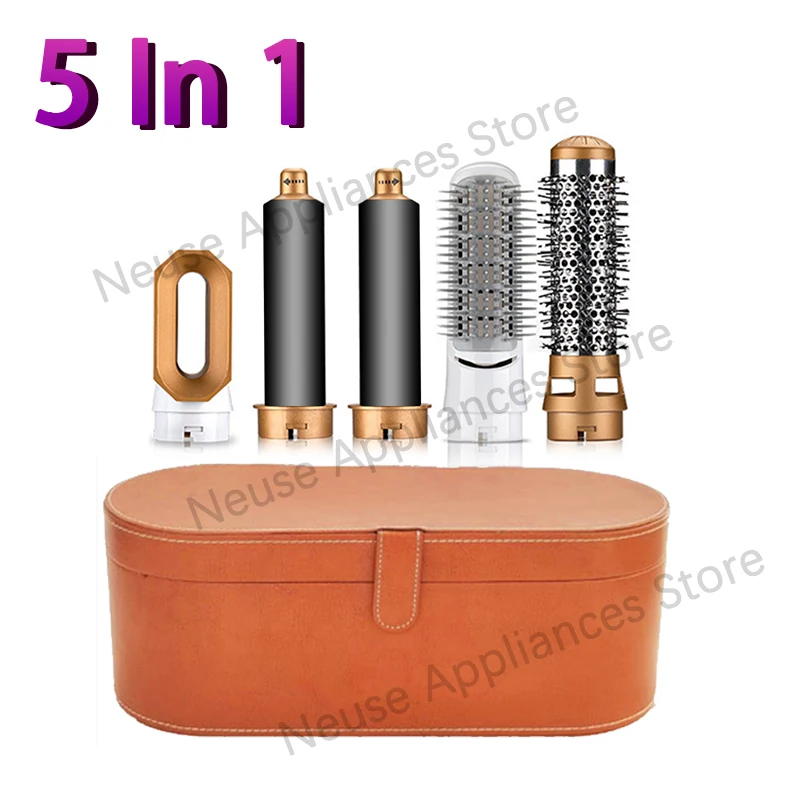 5 In 1 Asciugacapelli Hot Comb Set Ferro Arricciacapelli Professionale Piastra Per Capelli Strumento Per Lo Styling Asciugacapelli Per Uso Domestico P