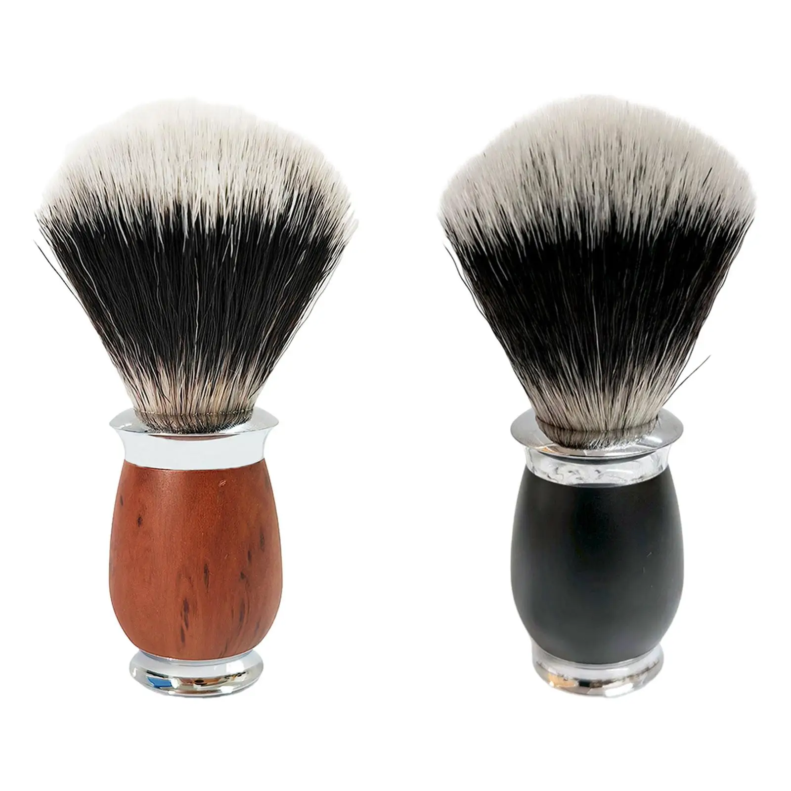 

Men Shaving Brush Rich Lather Ergonomic Travel Christmas Gifts Shave Accessory Face Cleaning Hand Crafted for Dad Boyfriend