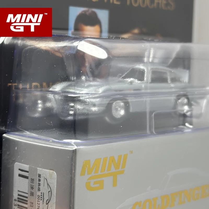 MINIGT 1:64 Silver Alloy Car Collectible