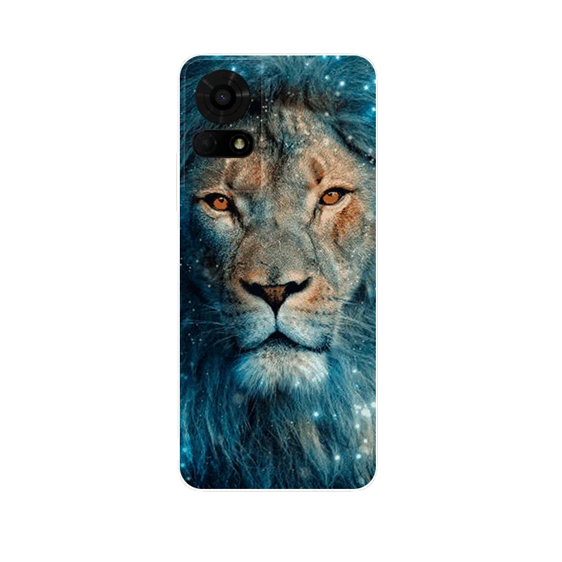 Cartoon Printed Soft TPU Silicone Back Cover - Bumper Case