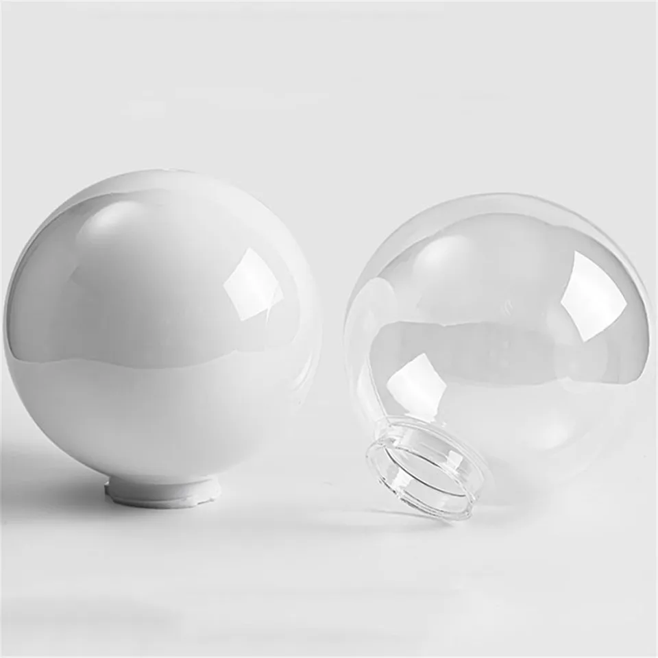 ORFOFE Acryl Waterdichte Lampenkap Vervanging Ronde Balvormige Lampenkap Zonder Basis Voor Buitenverlichting Geschikt Voor Diverse Inrichtingsstijlen Eenvoudige Installatie