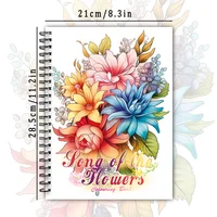 Women's Spiral Colouring Book - 30 Sheets 11.3x 8.3 inch, Stress Relief Colouring Book, Birthday Gift, Holiday Party Gift 2