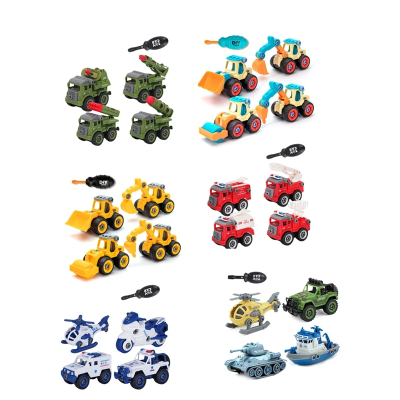 

Nut Disassembly Loading Unloading Engineering Truck Excavator Bulldozer Kids Screw Boys Creative Tool Toys Car Model