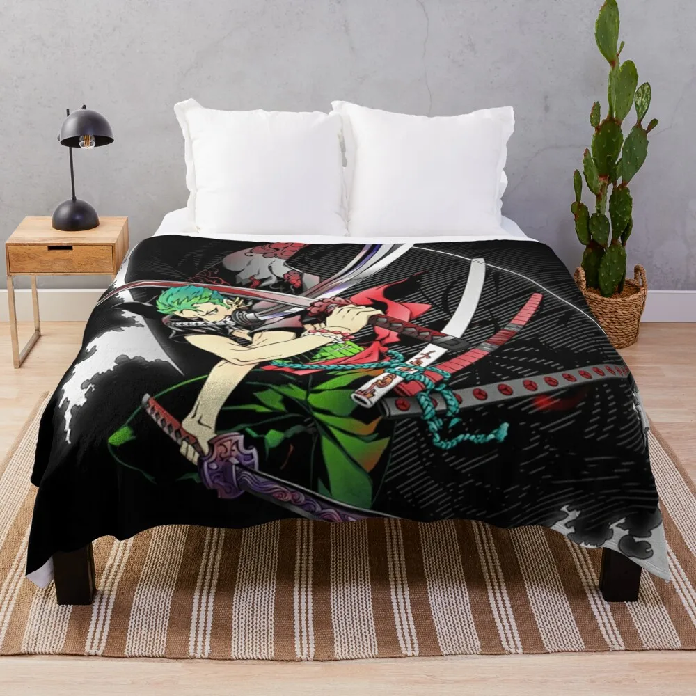 

roronoa zoro Throw Blanket Fluffy Soft Blankets christmas decoration Blanket For Baby