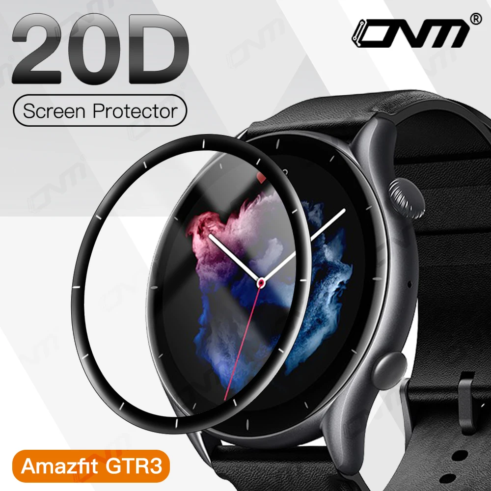 Ochranný sled obal pro huami Amazfit GTR3 GTR 3 pro GTR-3 GTR 2 2E 20D zahnutá plný měkké obrazovka ochránce (not glass)