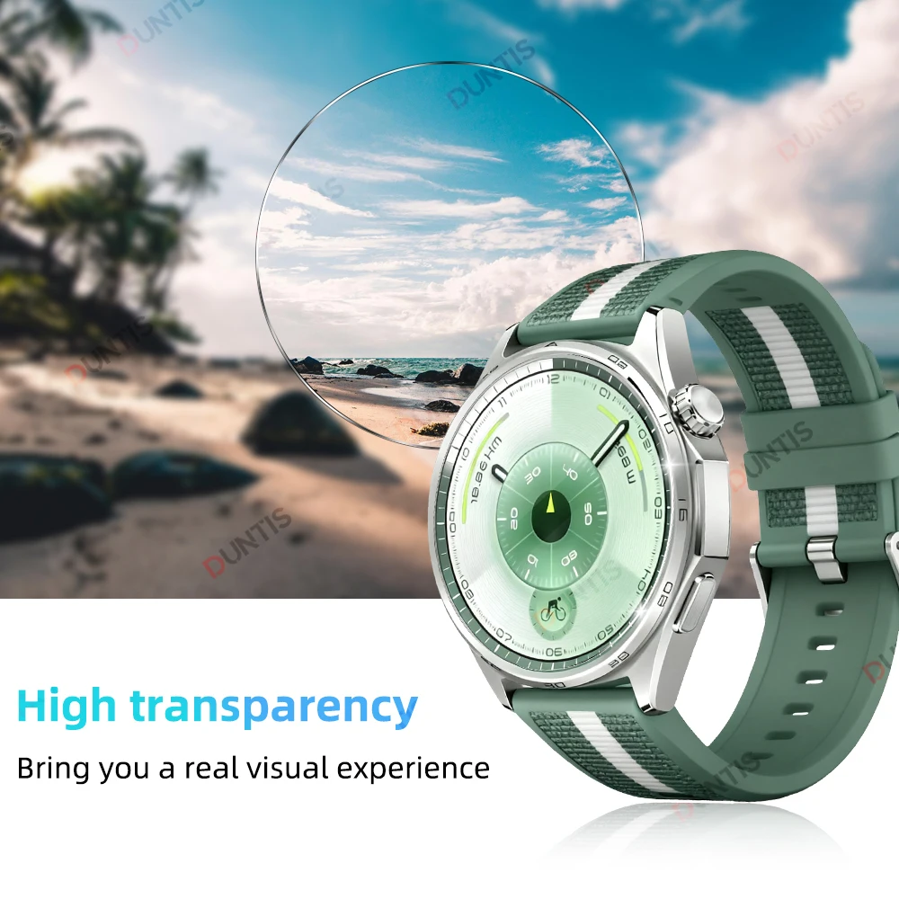 Premium 9H Tempered Glass Screen Protector for Huawei Watch - Durable Glass Protection Film for Wearable Devices