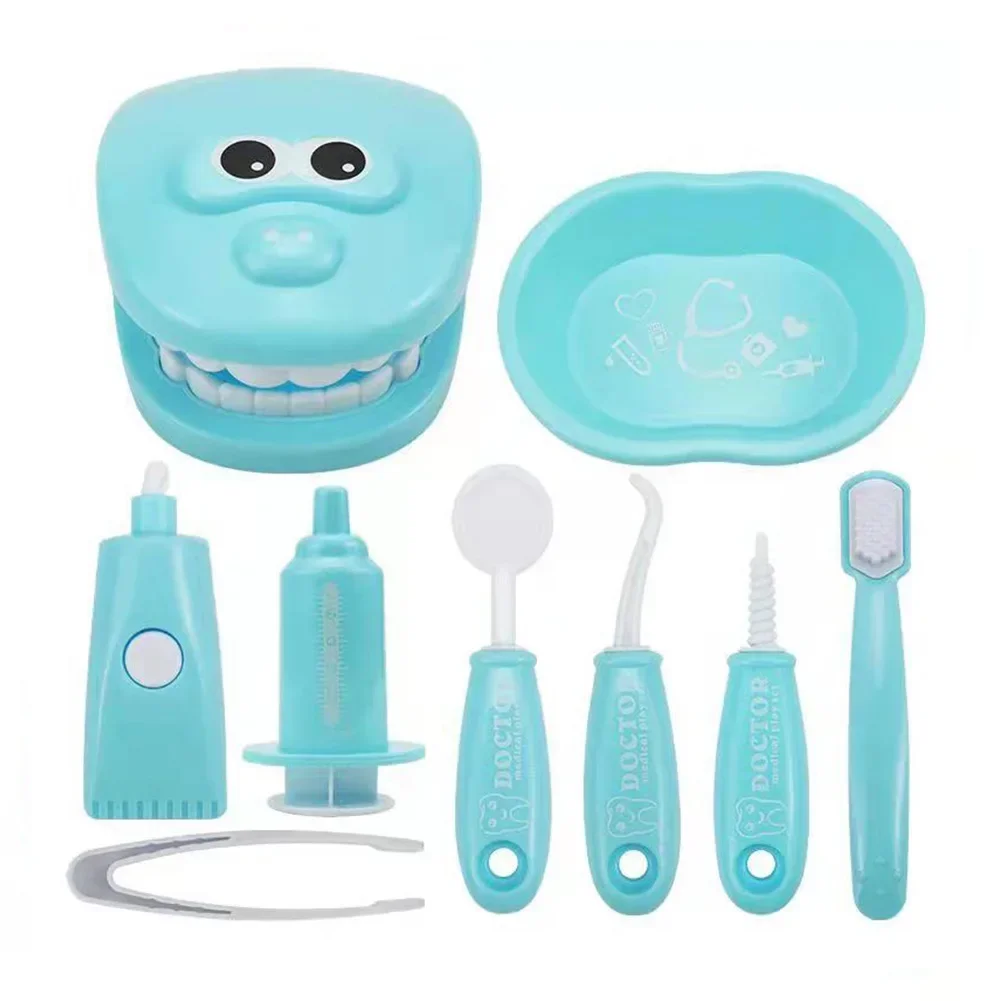 Children&rsquo;s Interactive Dentist Kit featuring 9pcs Educational Set Family Bonding Activity Ideal for Boy and Girls Brain Training