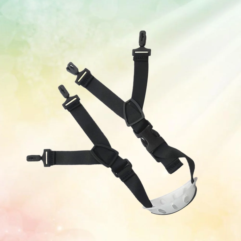 

Регулируемый высокопрочный тканевый ремень для безопасного шлема (черный и белый отдых для подбородка в случайном порядке)