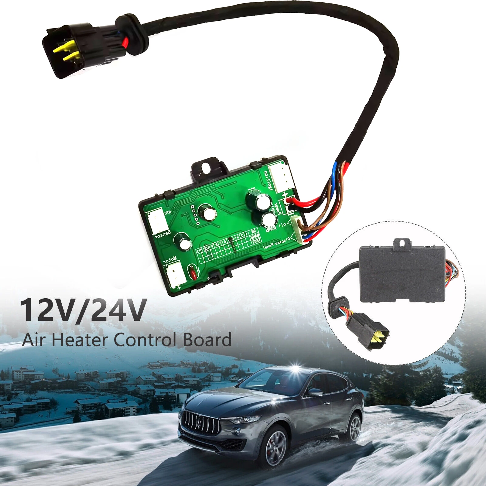 12V 24V Air Diesel Parking Heater Control Board Motherboard 2KW-8KW For Car Van Automobiles Parts & Accessories