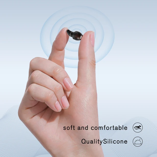 Soundproof Sleep Aid Silicone Earplug Set Noise Reducing Earplugs Concert Waterproof Swimming Ear Protector Safety Protection 5