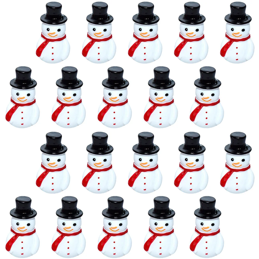 

Miniature Snowman Charms Snowman Figurines Miniature Christmas Decors Mini Snowman Miniature Resin Ornaments