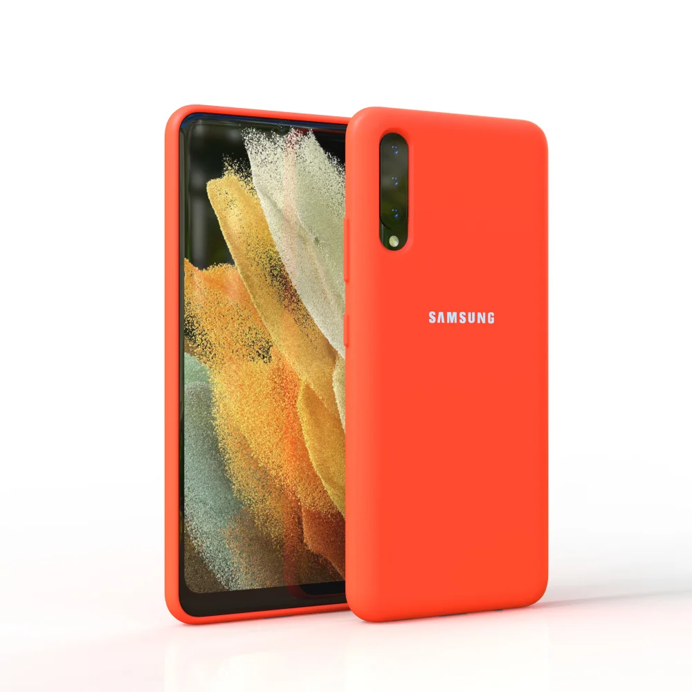 Silky Silicone Soft-Touch Back Protective Phone Case Cover