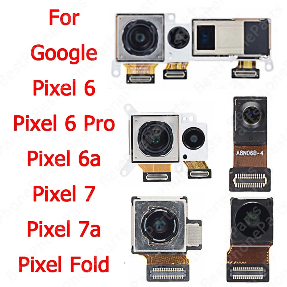 Фронтальная камера заднего вида для Google Pixel 6 Pro 6a 7 7a, Складная камера для селфи, большая задняя камера заднего вида, модуль, запасные части