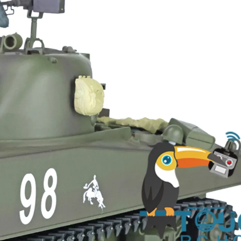 Char RC Tiger I 1/16 Infrarouge BB Tir Fumée 2.4GHz - Tank Robot