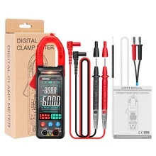 

ANENG ST212 Digital Clamp Meter 6000 Counts DC/AC Current 400A Amp Multimeter Large Color Screen Voltage Tester Car Hz NCV Ohm