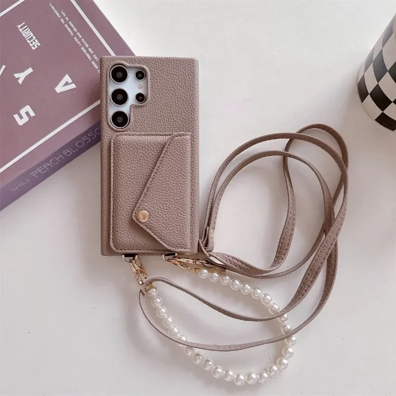 Versatile Crossbody Wrist Strap Phone Case & Wallet Cover
