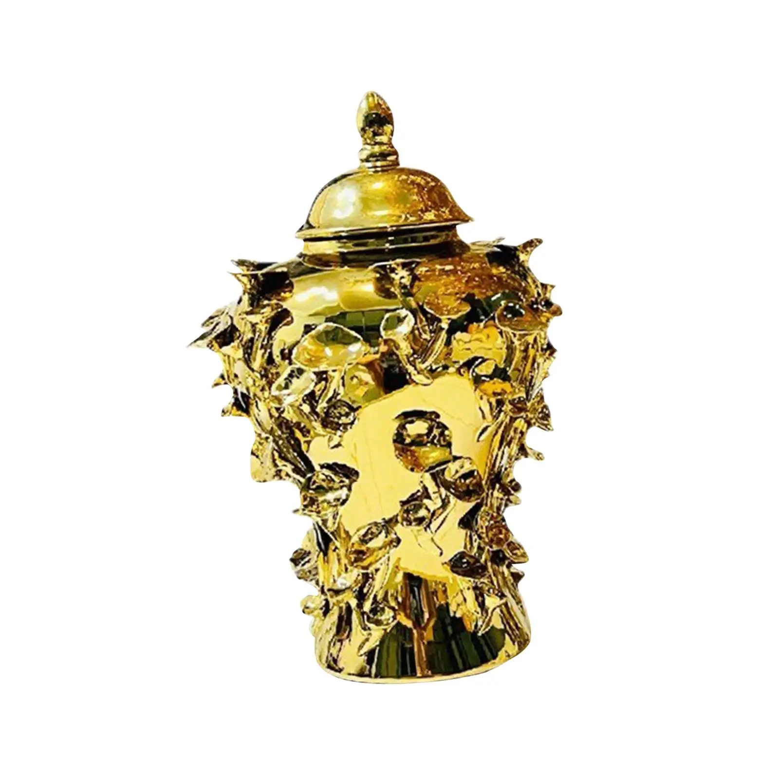 Porcelain Ginger Jar Temple Jar Ceramic Vase with Lid Collection Storage Porcelain Ginger Jar Temple Jar Ceramic Vase with Lid Collection Storage
