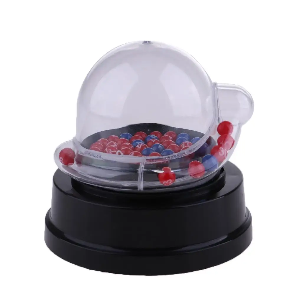Entertainment Lottery Machine Draw Game,Fine Motor Toy Raffle Balls Lucky