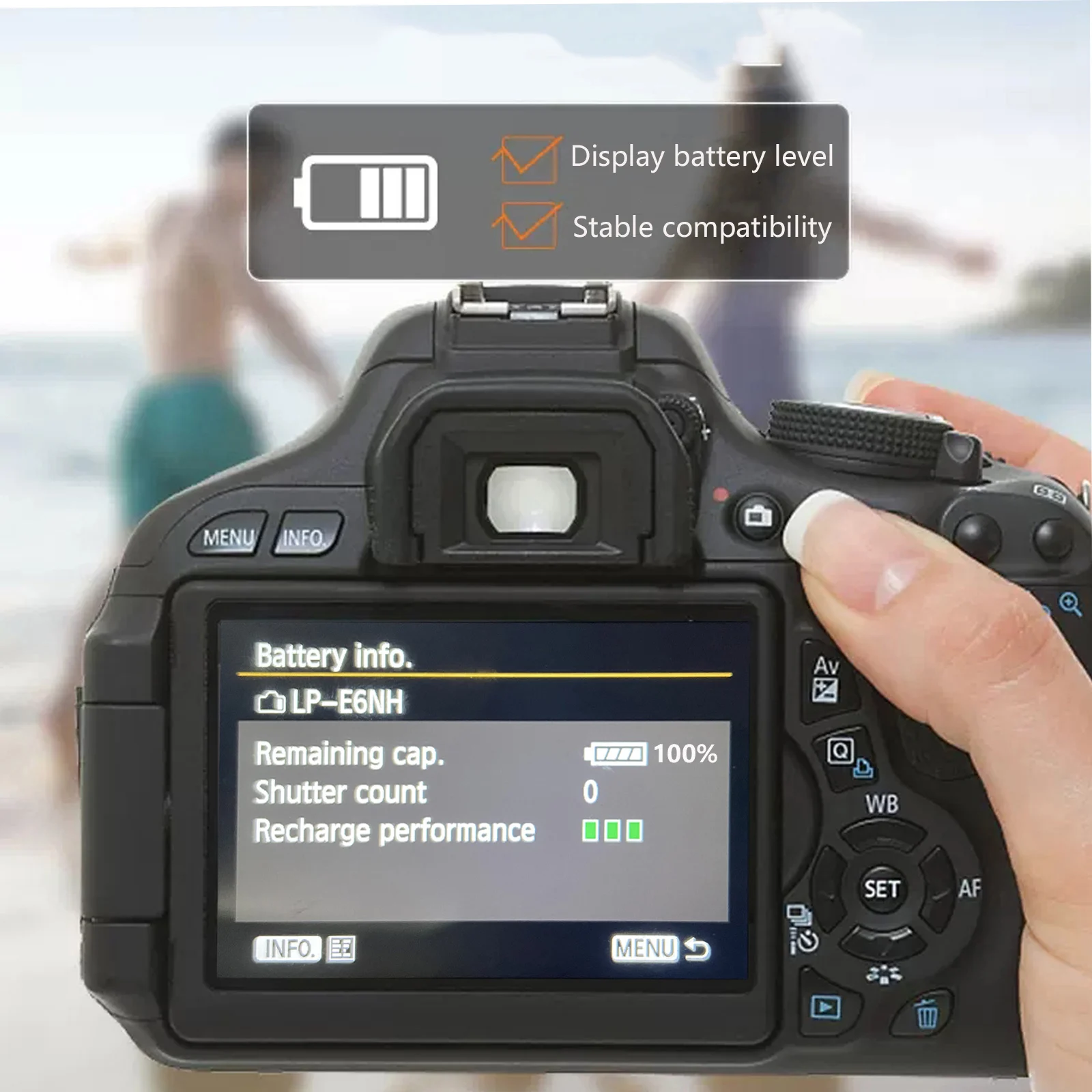 Probty-bateria com Entrada tipo c Canon Eos r r5 r6 5ds 6d 7d 60d 70d 80d 90d 3200mah Lp-e6nh - Image 6