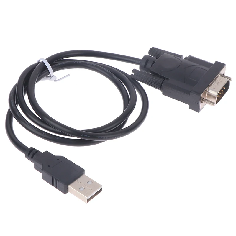 USB RS232 To DB 9-Pin Male Cable Adapter Converter Supports Win 7 8 10 Pro System Supports Various Serial Devices Cable