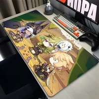 XXL Gaming Accessories Genshin Impact Cyno Gamer Keyboard Desk Mat Non-Slip Laptop Notebook Office Mousepad 900X400 Mouse Mats 1
