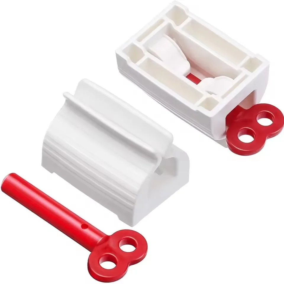 Toothpaste Squeezer 1 Pc Rolling Tube Toothpaste Seat Holder Stand Rotate Dispenser for Bathroom
