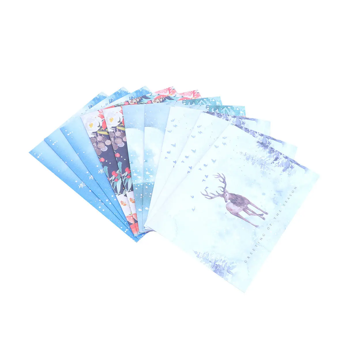 20Pcs 편지지 사랑스러운 봉투 간단한 사랑 글쓰기 문구 인사말 카드 흰색 봉투 서예 초대장 감사합니다