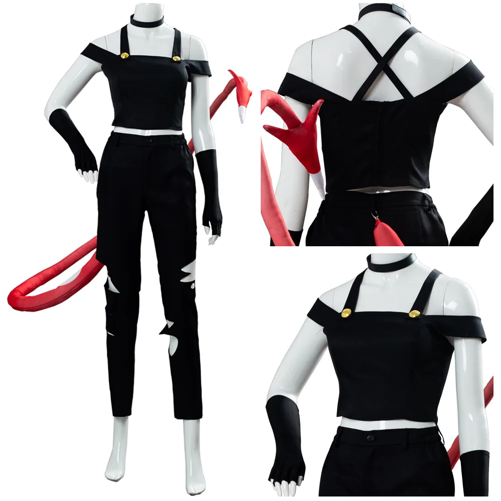 Hazbin Cosplay Hotel Helluva Boss Millie Cosplay Costume Fancy Dress Outfit