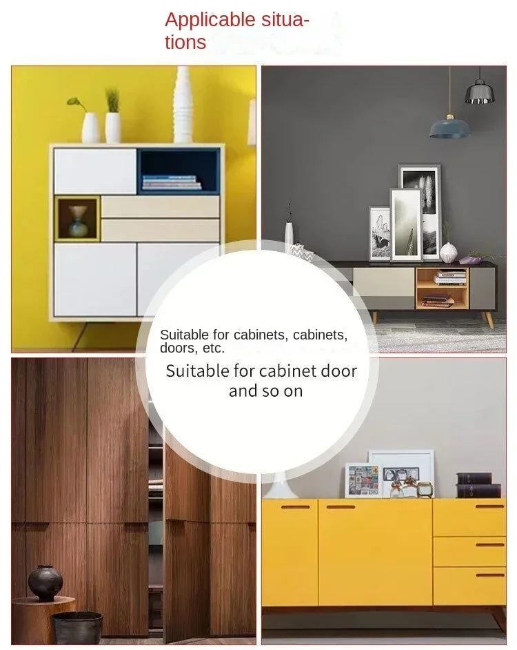 Description Picture 3 of item2pcs DIY Furniture Hardware Cabinet Box Cupboard Slide Locker Home Door Bolts Latch Lock for Door Window Safety Bolt