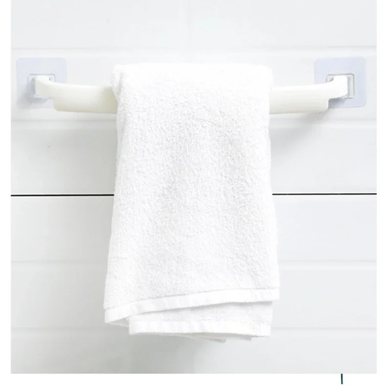 Extended Towel Rack Wall-Mounted Slipper Holder Bathroom Organizer With Multiple Storage Options Bathroom Accessories