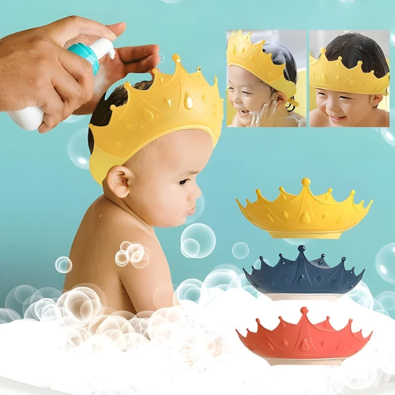 Baby Shampoo Products Ear Protection Silicone Shampoo Caps Baby And Children Bath Products Bathroom Toys