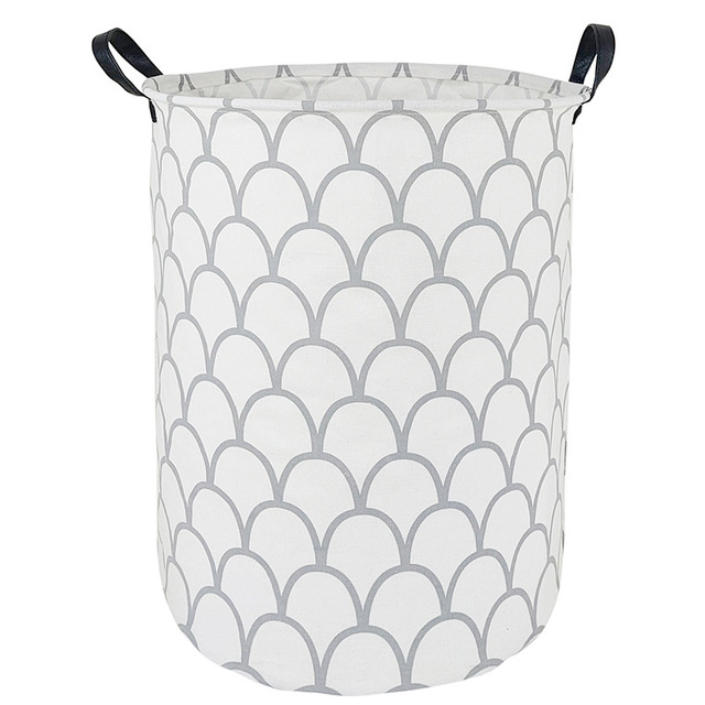 Laundry Basket Round Dirty Clothes Toys Folding Bucket Anti-dust Big Waterproof Storage Laundry Bags for Dirty Clothes
