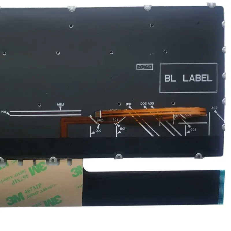 New Retroiluminado Teclado Espanhol para Dell Inspiron 155591 5509 5505 5509 5510 5590 5591 5502 5598 5593 5584 Layout de sp - Imagem 5