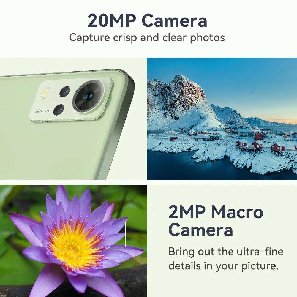 Cubot Note 30 Smartphone Android 12 Octa Core 4+64GB(256GB Extended) Mobile Phone 6.517