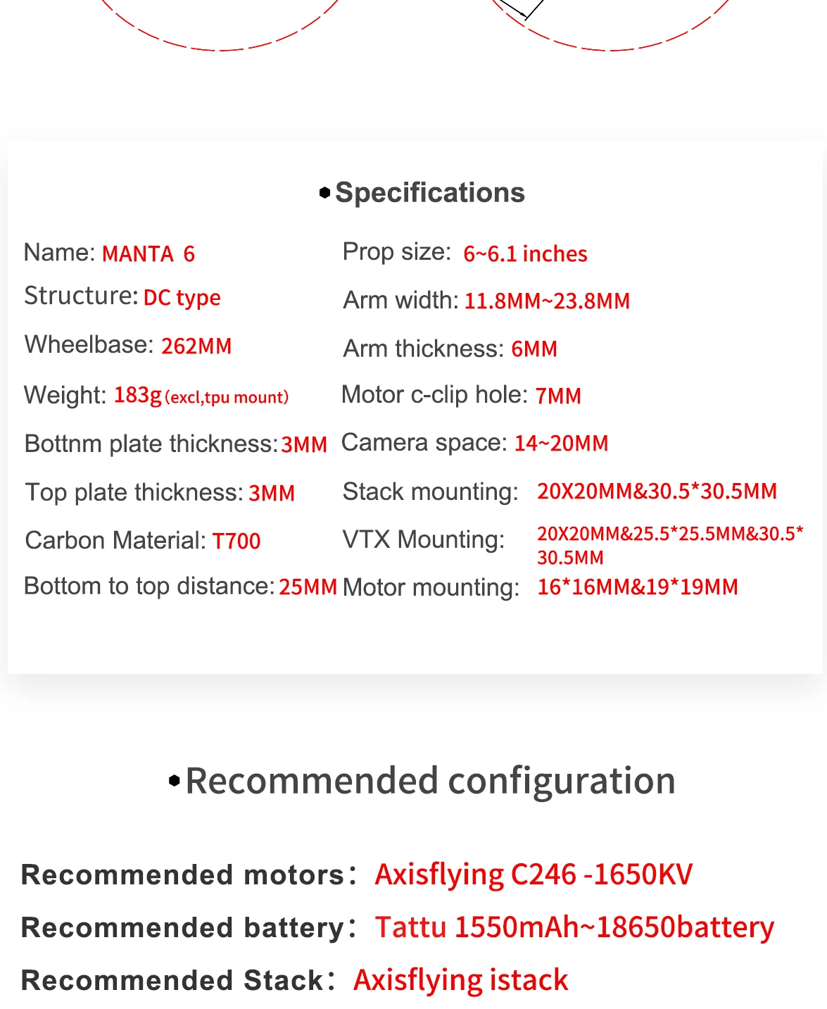 Manta 6inch Mid-Range