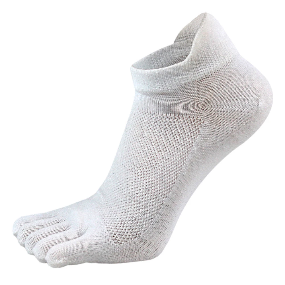 

1 Pairs Men’s Cotton Breathable Five Finger Toe Socks Cotton Ankle Casual Sports Low Cut Sweat Absorption Male Split Toe Sock