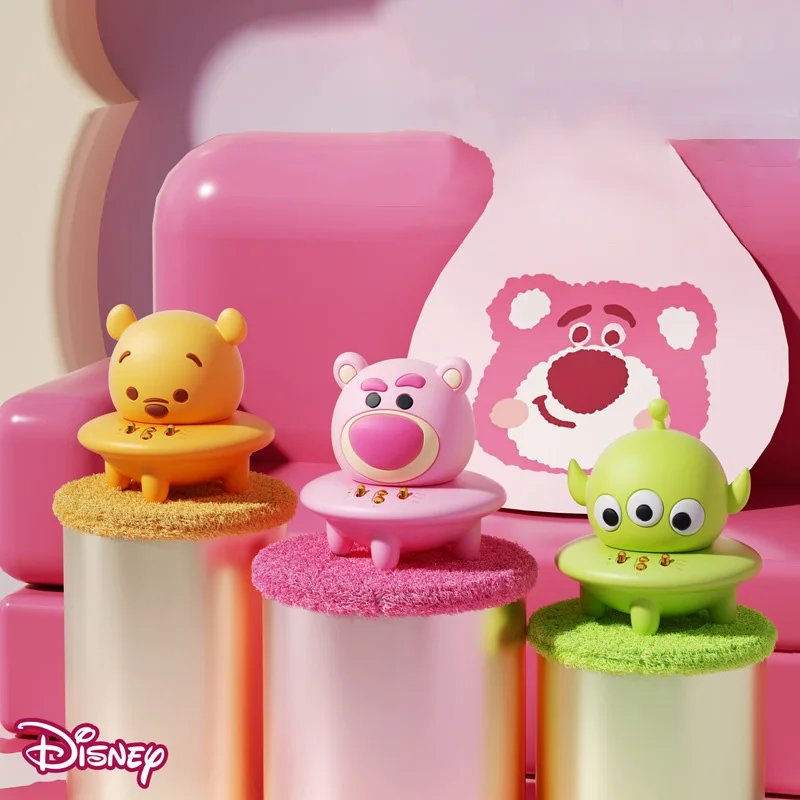 

Disney Winnie The Pooh Alien Night Light Creative Flying Saucer Silicone Wireless Bluetooth Speaker Bedside Night Light Kid Gift