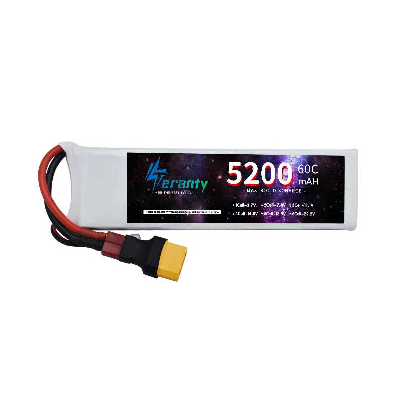 Lot de 4 Batteries LiPo 7.4V 2200mAh avec Chargeur EU/US pour Drone RC