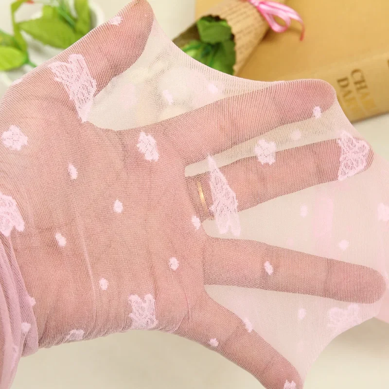 Summer Children Girls Thin Breathable Socks Baby Kids Cute Cartoon Butterfly Cat Knee High Stockings White Dance School Clothes