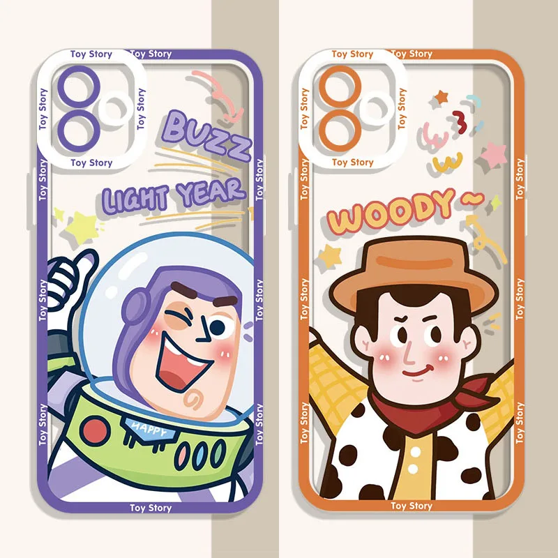 Custodia Morbida Disney Toy Story Per Oneplus 8 8T 9 9T 10 Pro 9R 9Rt Nord One Plus 1 + 9R 1 + 8T 1 + 10Pro Cover Antiurto In Silicone Trasparente