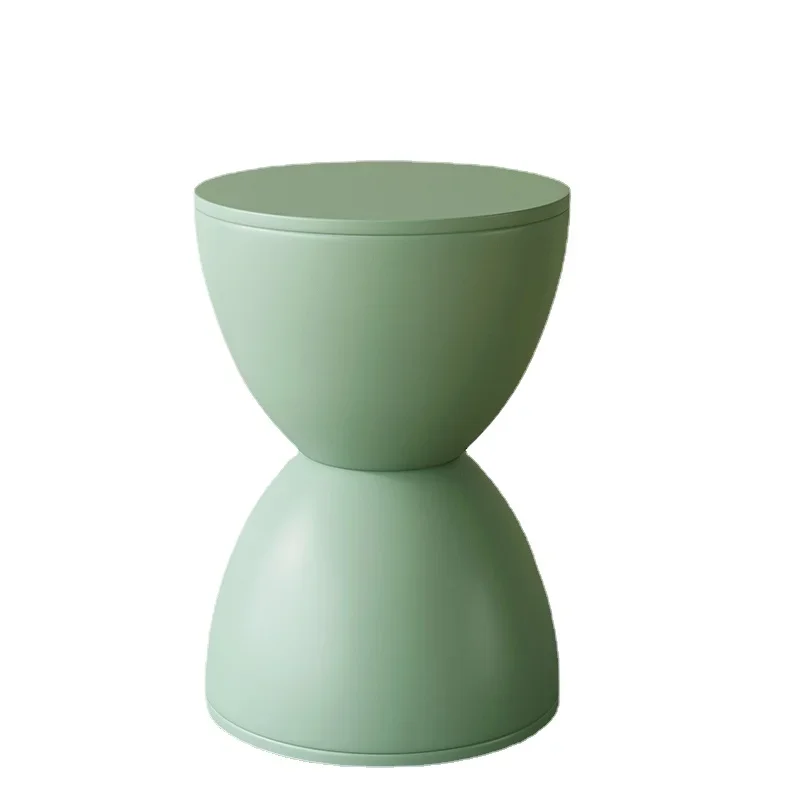 

Round Stool in The Shape of An Hourglass Nordic Minimalist Design Prince Children's Plastic Stool Entrance Shoe Changing Stool
