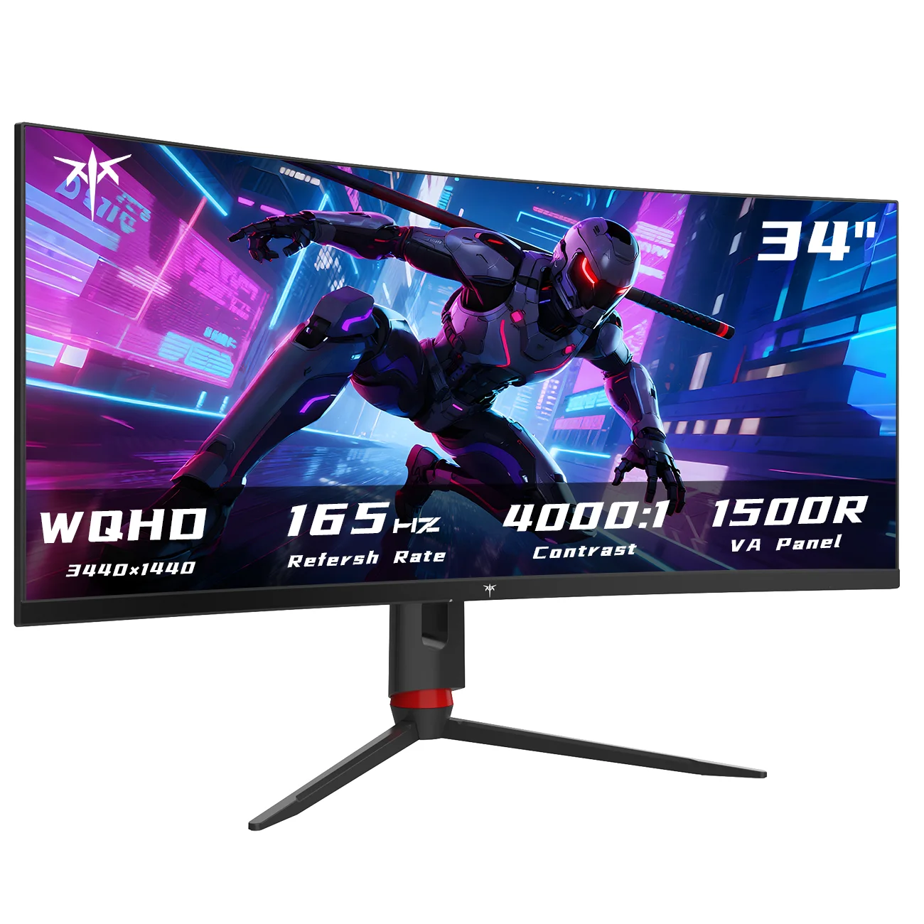 KTC 34 Inch Ultrawide Monitor, 165Hz WQHD 3440X1440 z EU za $236.67 / ~887zł