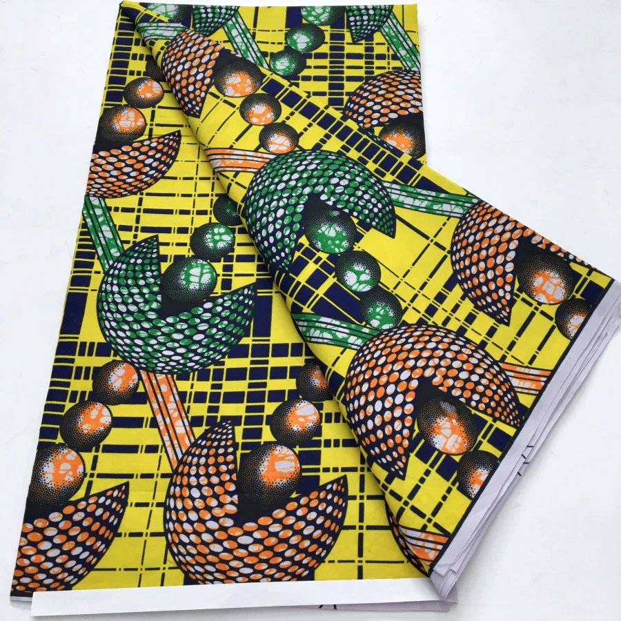 African Wax Fabric Prints Design Nigeria Ankara Wax Fabric Tissu Block Batik Dutch For Women Dresses Cloth Sewing Materials - 6