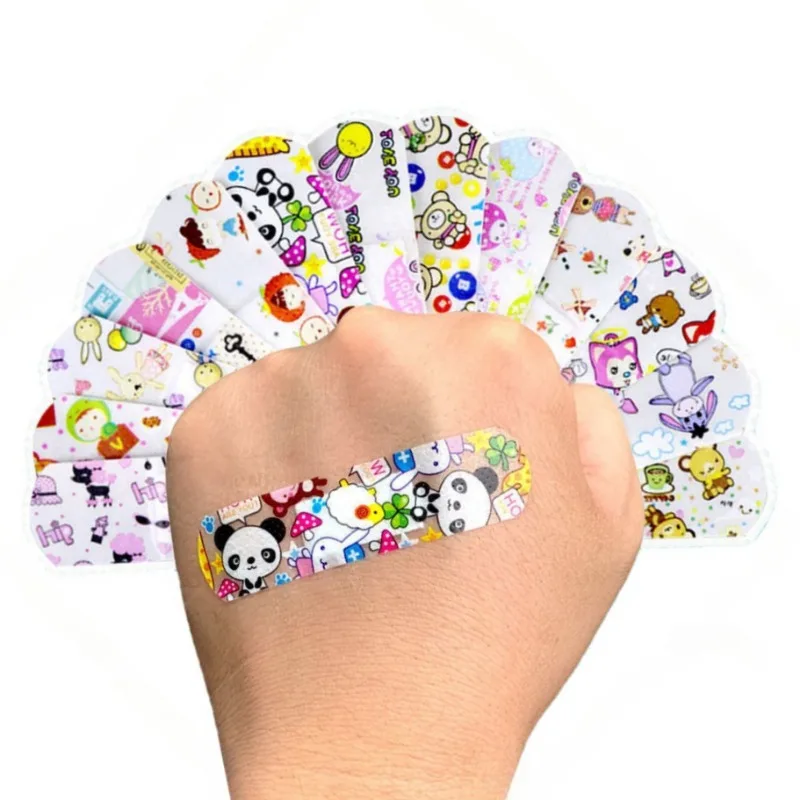 

Cartoon Band Aid Kawaii Plasters for First Aid Strips for Children Kids Skin Patches Wound Plaster Adhesive Woundplast